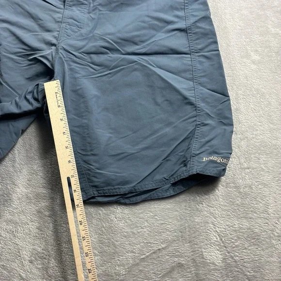 Patagonia Wavefarer Board Shorts Trunks Swim Outdoors Blue Mens Size 33 - Picture 6 of 9